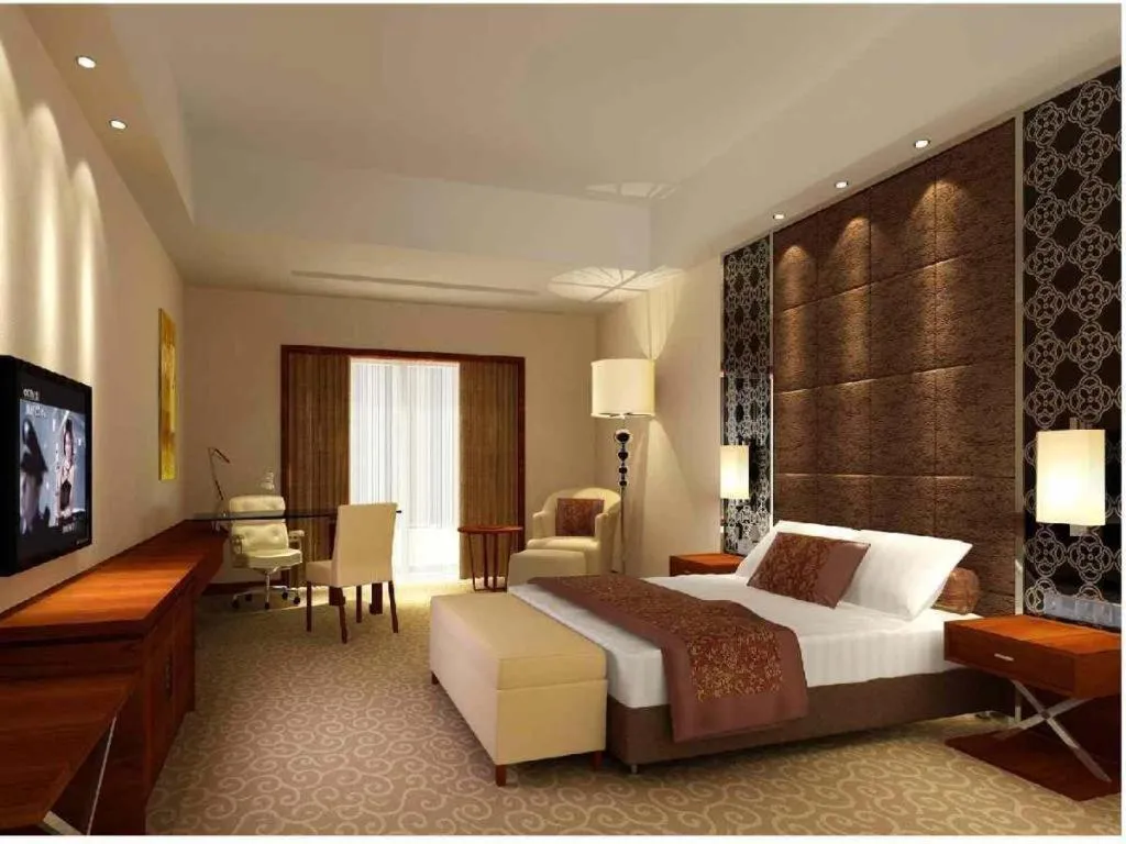 Bed in Blue Horizon International Hotel Gaomi