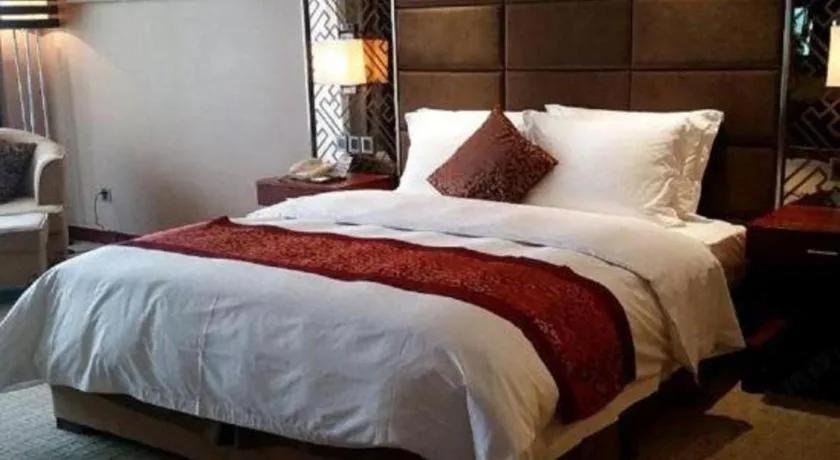 Bed in Blue Horizon International Hotel Gaomi