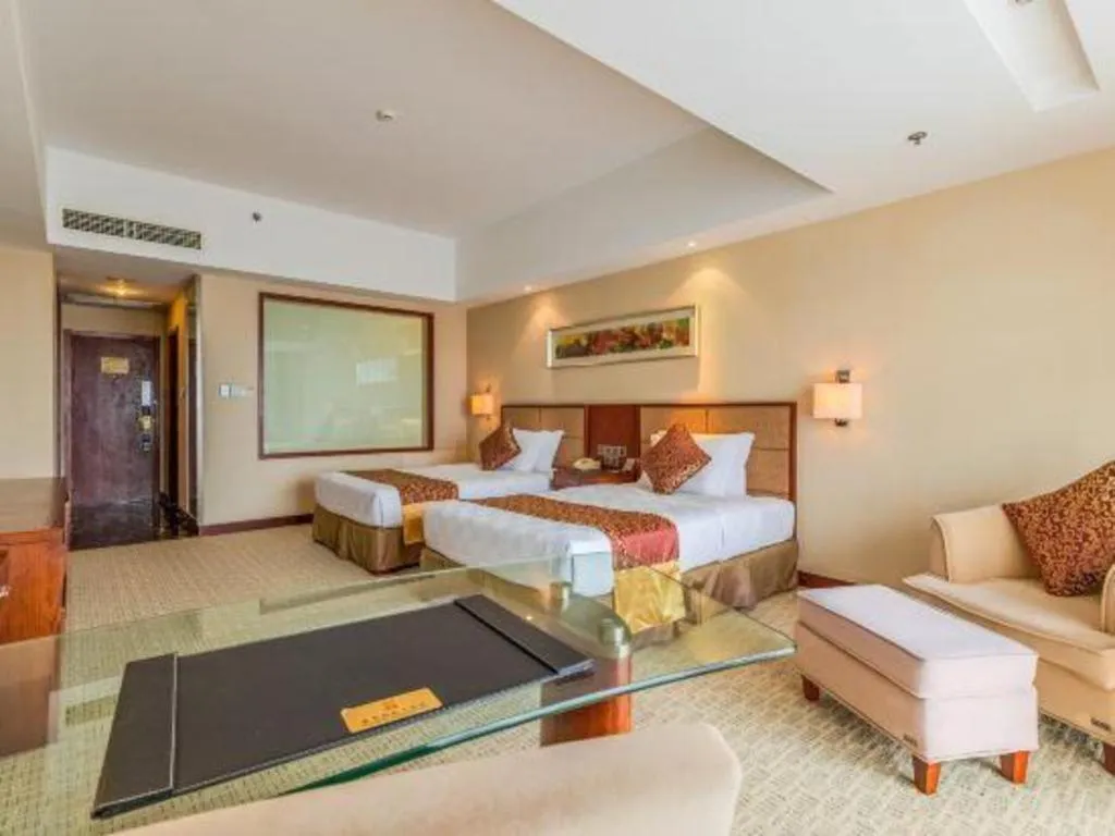 Bed in Blue Horizon International Hotel Gaomi