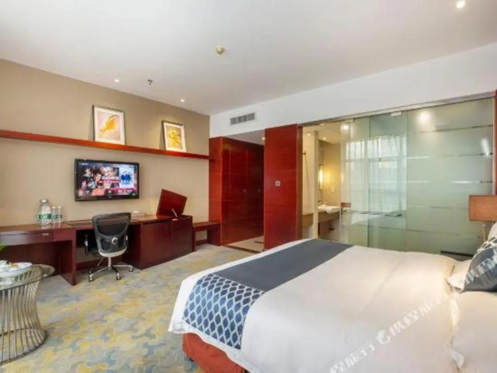 Bed in Quanzhou Jinjiang Hollyston Hotel