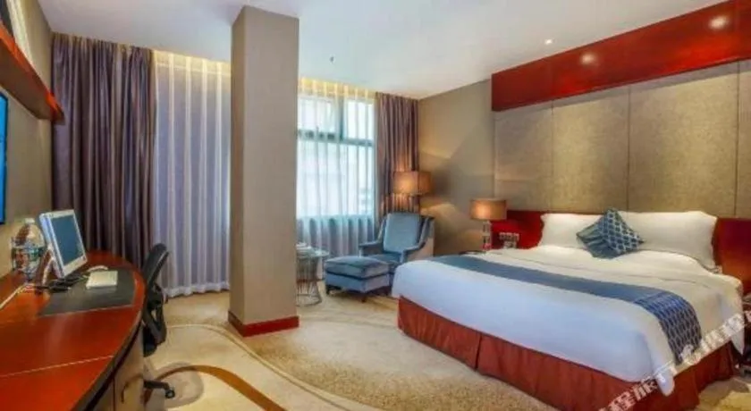 Bed in Quanzhou Jinjiang Hollyston Hotel
