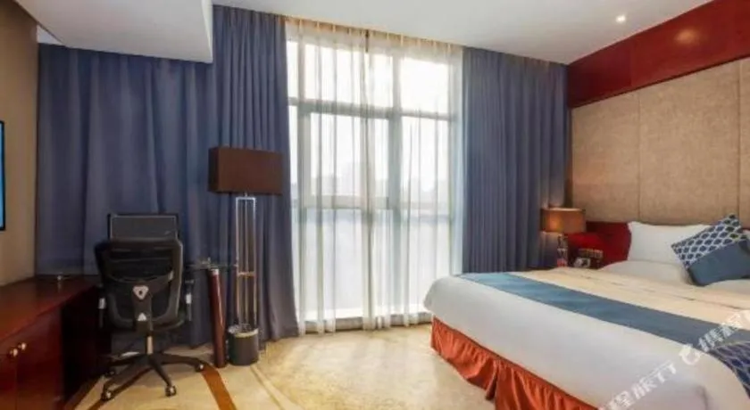 Bed in Quanzhou Jinjiang Hollyston Hotel