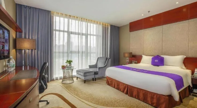 Bed in Quanzhou Jinjiang Hollyston Hotel