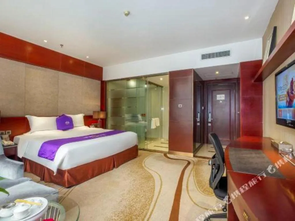 Bed in Quanzhou Jinjiang Hollyston Hotel