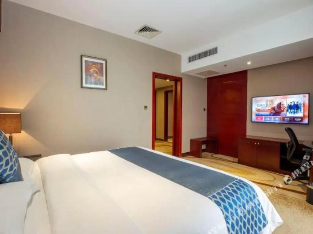 Bed in Quanzhou Jinjiang Hollyston Hotel