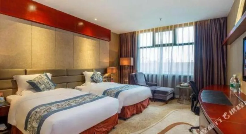 Bed in Quanzhou Jinjiang Hollyston Hotel