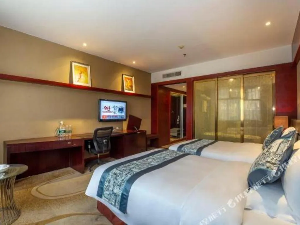 Bed in Quanzhou Jinjiang Hollyston Hotel