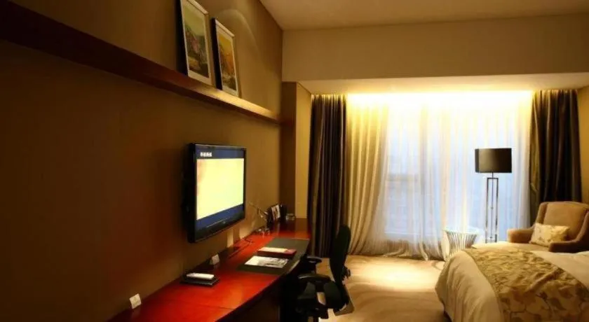 Bed in Quanzhou Jinjiang Hollyston Hotel