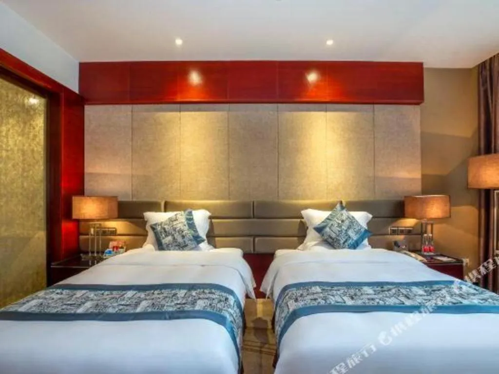 Bed in Quanzhou Jinjiang Hollyston Hotel