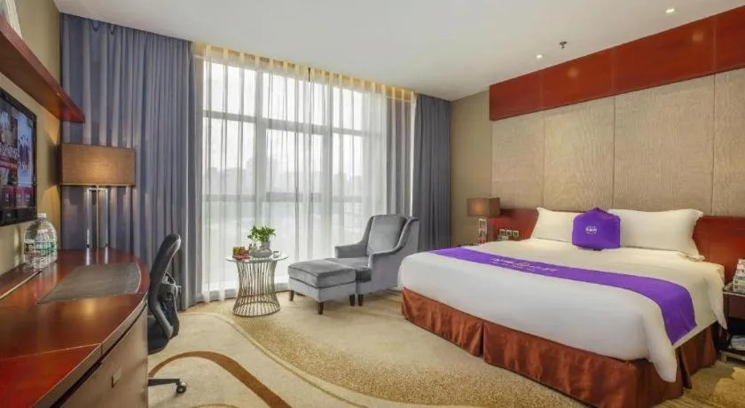 Bed in Quanzhou Jinjiang Hollyston Hotel