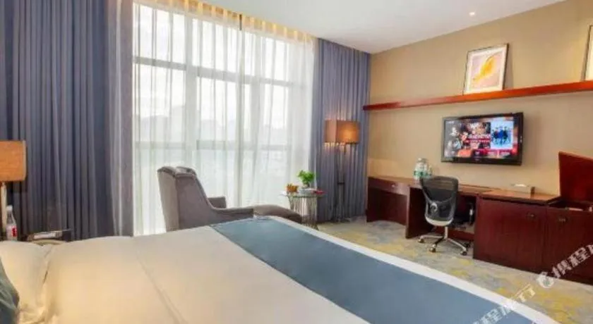 Bed in Quanzhou Jinjiang Hollyston Hotel