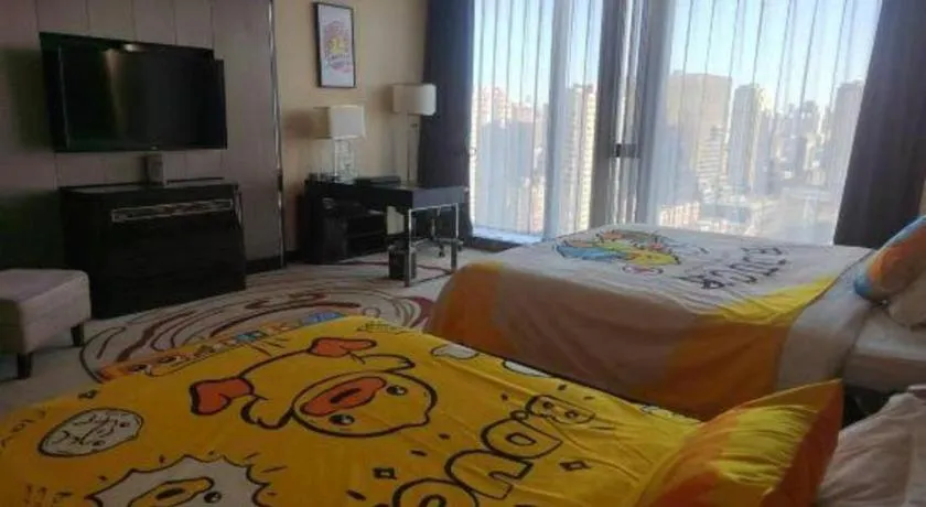 Bed in Pacific Regency Hotel Shenyang