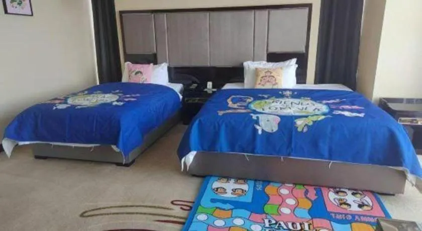 Bed in Pacific Regency Hotel Shenyang