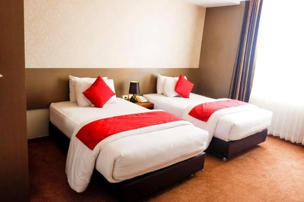 Bed in Hotel Mekkah Banda Aceh