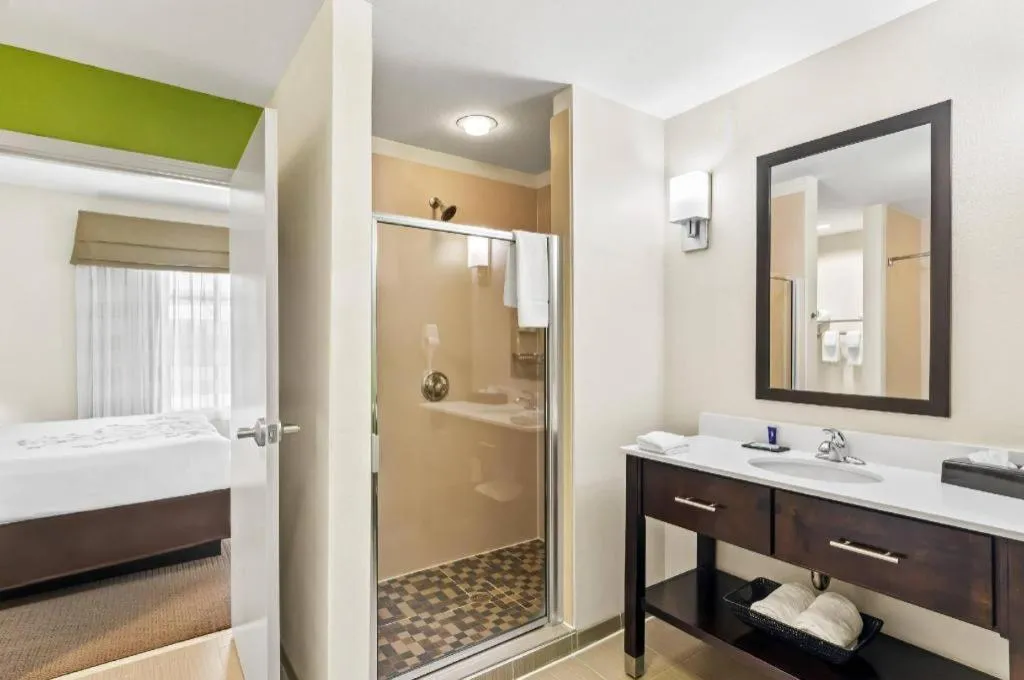 Bed in Sleep Inn & Suites Dripping Springs - Austin Area