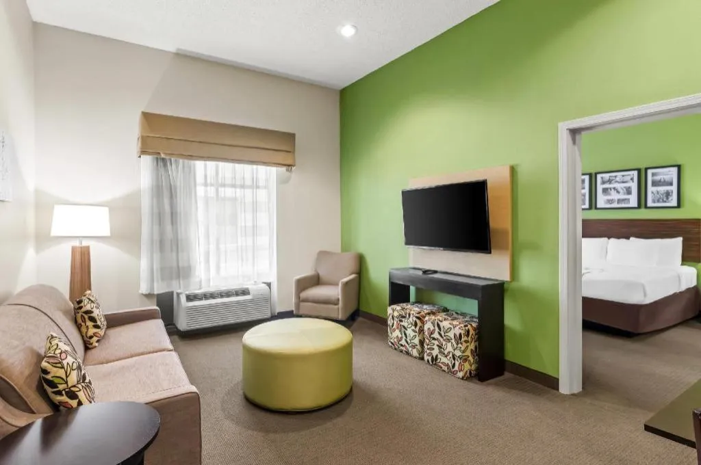 Bed in Sleep Inn & Suites Dripping Springs - Austin Area