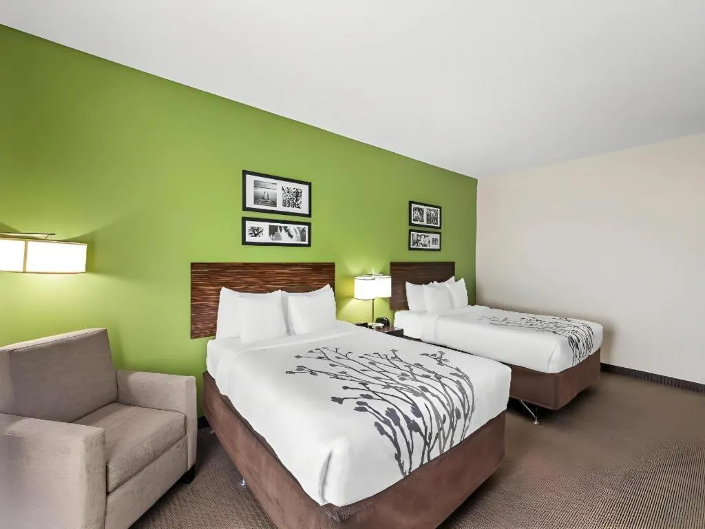 Bed in Sleep Inn & Suites Dripping Springs - Austin Area