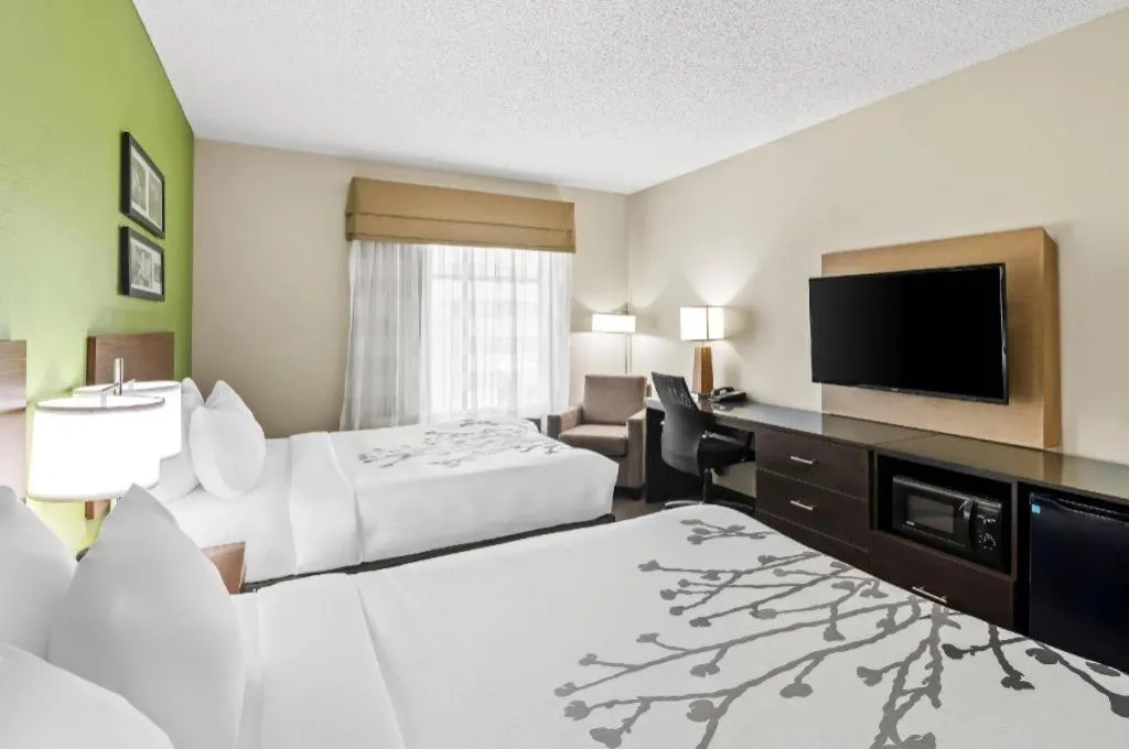 Bed in Sleep Inn & Suites Dripping Springs - Austin Area