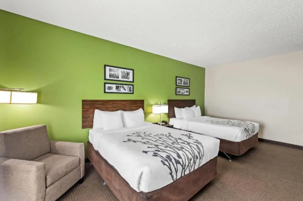 Bed in Sleep Inn & Suites Dripping Springs - Austin Area