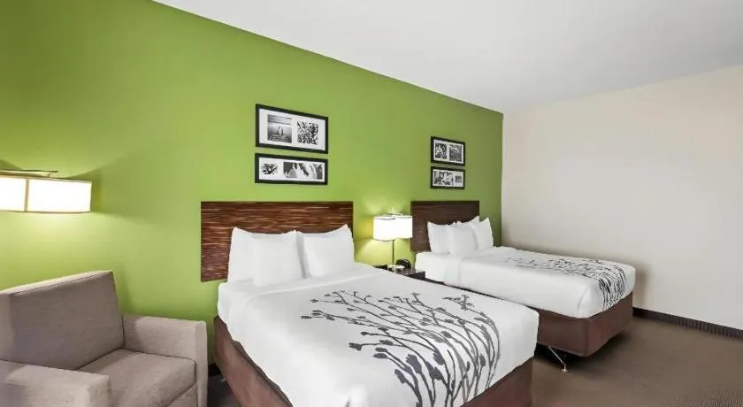 Bed in Sleep Inn & Suites Dripping Springs - Austin Area