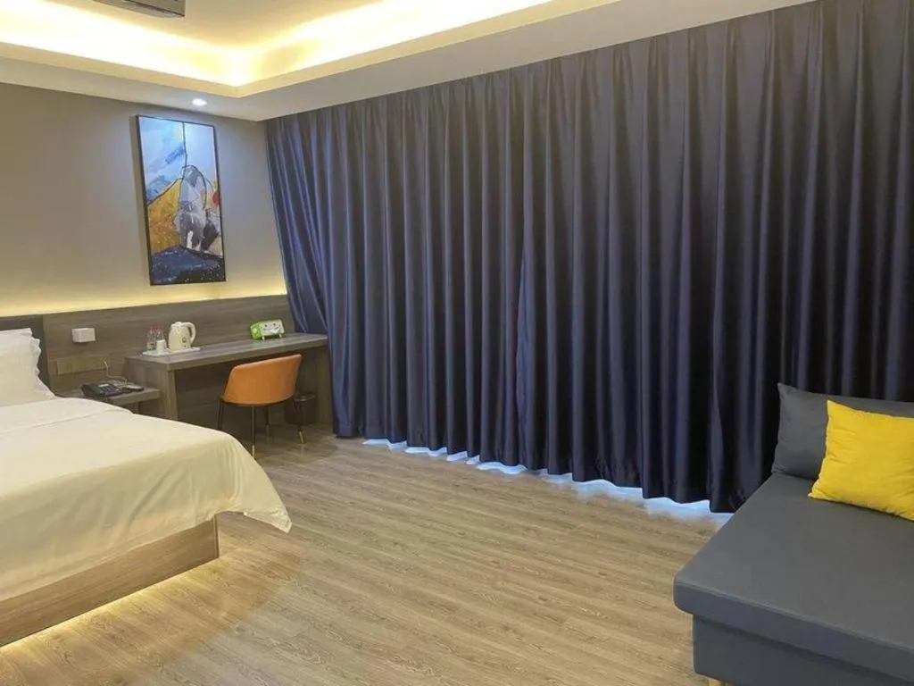 Bed in 7 Days Inn Fucheng Wu Gongci Gaodeng East Street Binjiang Road