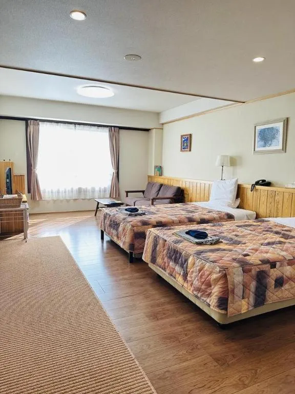 Bed in Kirishima Onsen Ryokojin Sanso