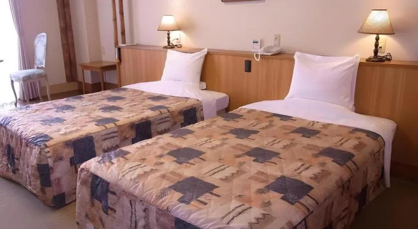 Bed in Kirishima Onsen Ryokojin Sanso