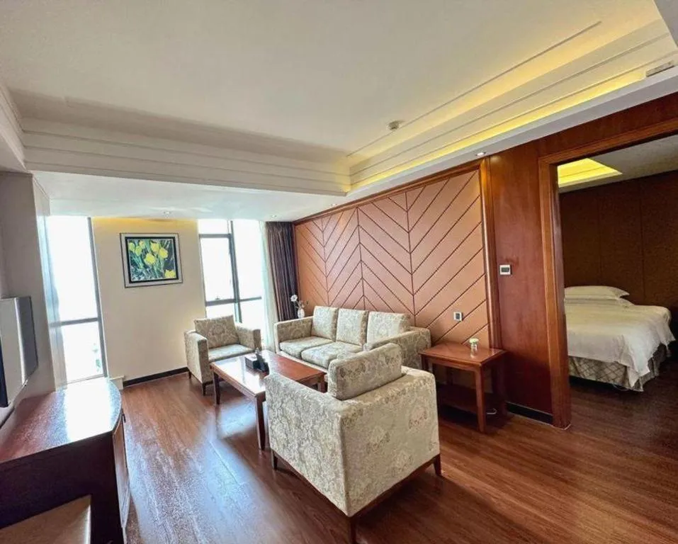 Bed in Auspicious Hotel