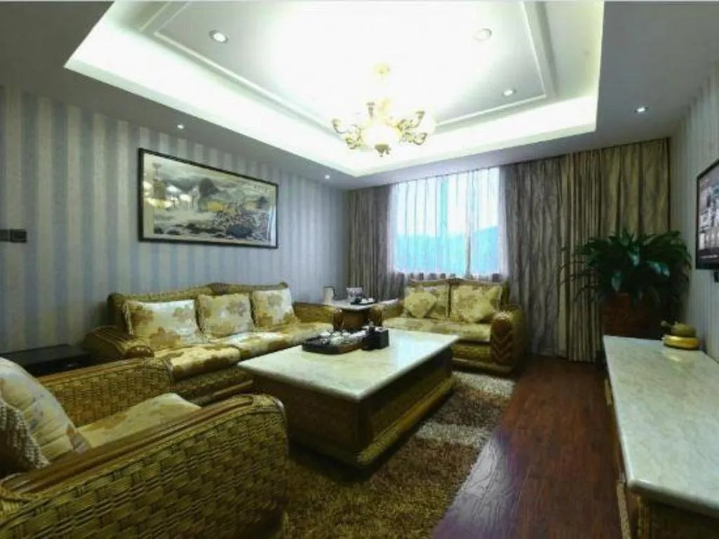 Bed in Fuzhou Chuanjie Hotspring and Golf Club Hotel