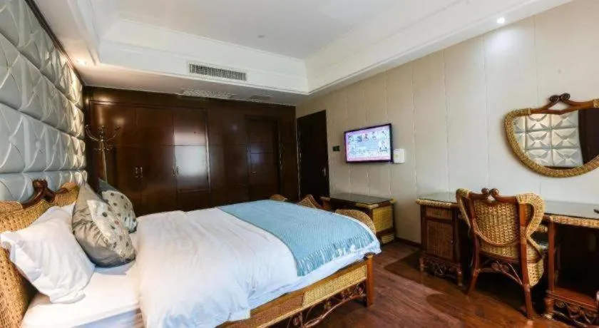 Bed in Fuzhou Chuanjie Hotspring and Golf Club Hotel