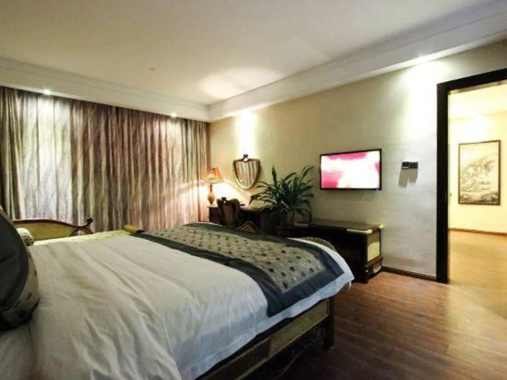 Bed in Fuzhou Chuanjie Hotspring and Golf Club Hotel