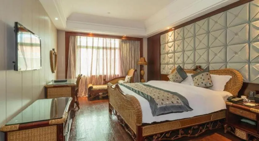 Bed in Fuzhou Chuanjie Hotspring and Golf Club Hotel