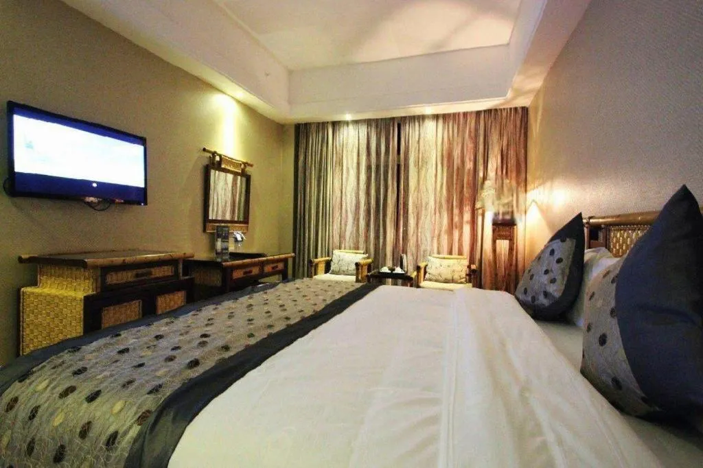 Bed in Fuzhou Chuanjie Hotspring and Golf Club Hotel