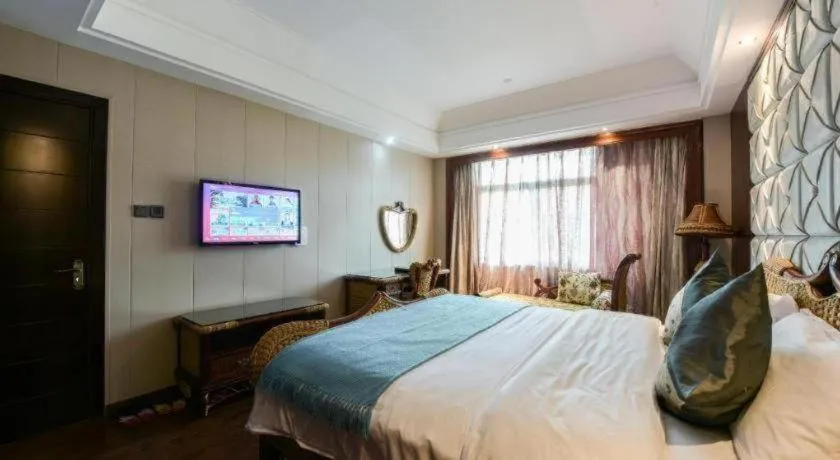 Bed in Fuzhou Chuanjie Hotspring and Golf Club Hotel