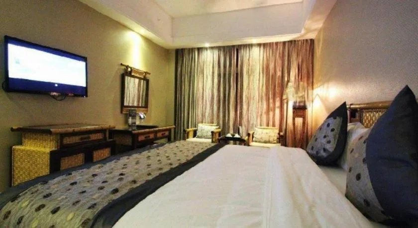 Bed in Fuzhou Chuanjie Hotspring and Golf Club Hotel