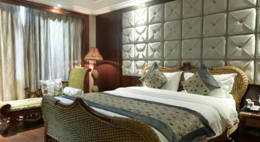 Bed in Fuzhou Chuanjie Hotspring and Golf Club Hotel