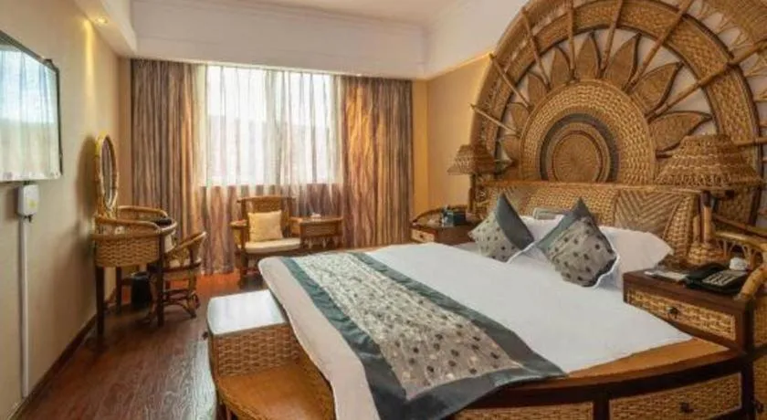 Bed in Fuzhou Chuanjie Hotspring and Golf Club Hotel