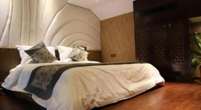 Bed in Fuzhou Chuanjie Hotspring and Golf Club Hotel