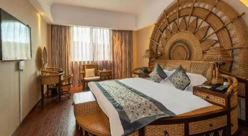 Bed in Fuzhou Chuanjie Hotspring and Golf Club Hotel