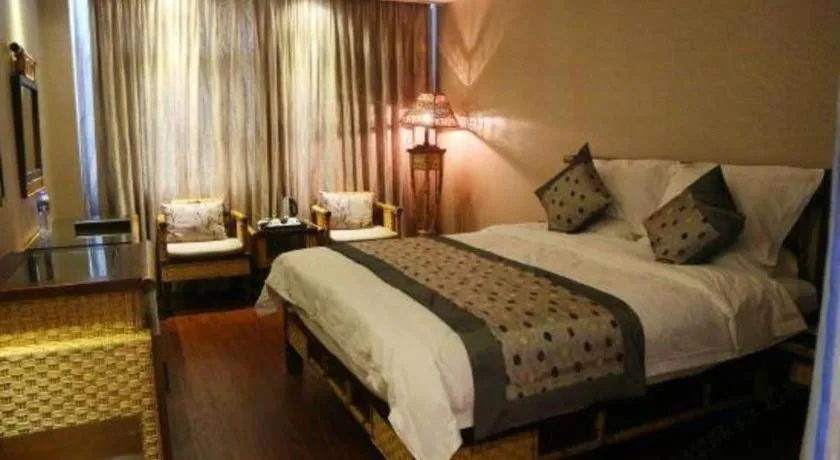 Bed in Fuzhou Chuanjie Hotspring and Golf Club Hotel