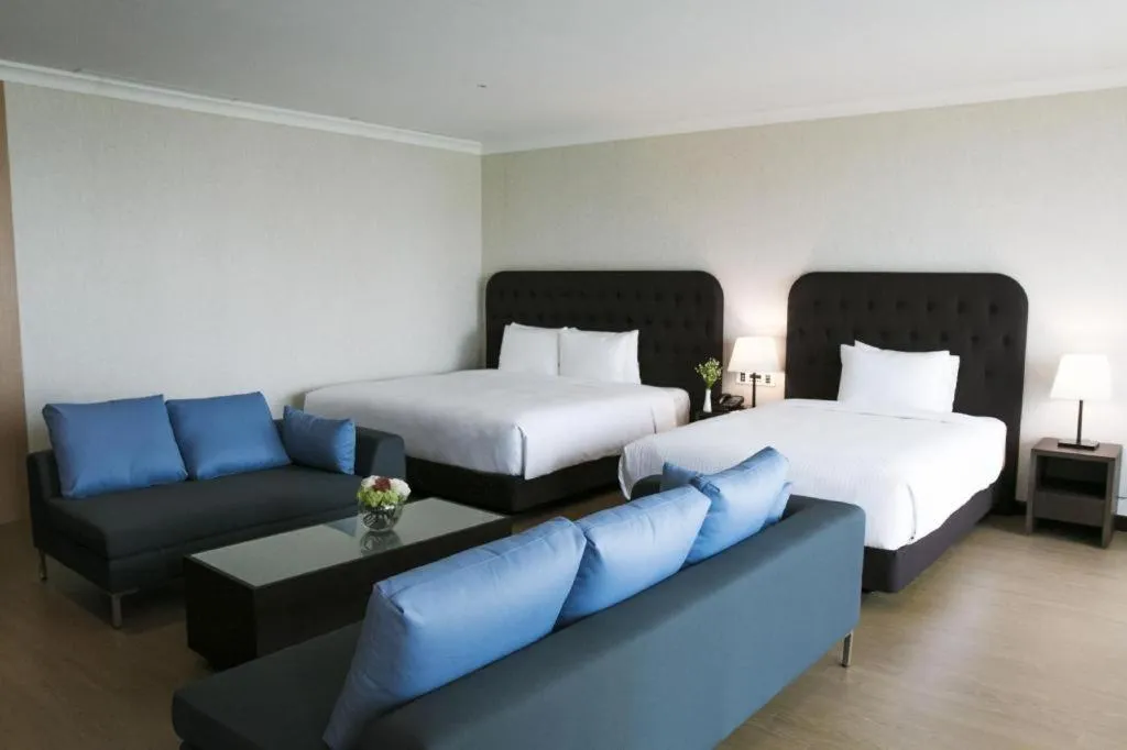 Bed in Jeju Booyoung Hotel