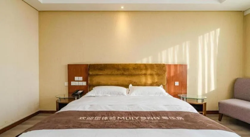 Bed in Qingdao TianRun JinWang Hotel