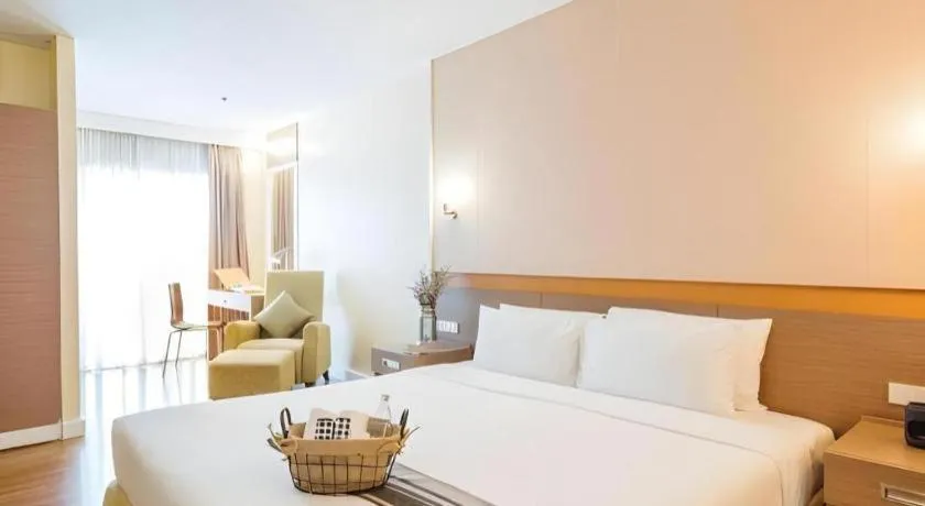 Bed in Clef Hotel Bangkok