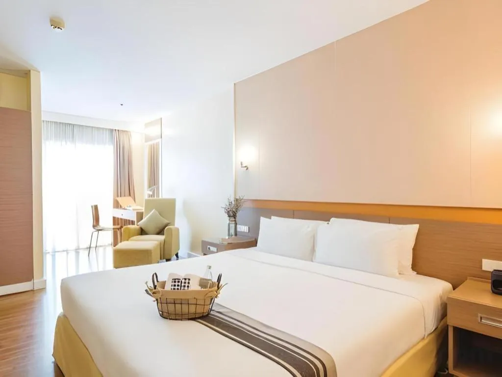 Bed in Clef Hotel Bangkok