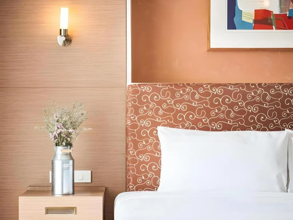 Bed in Clef Hotel Bangkok