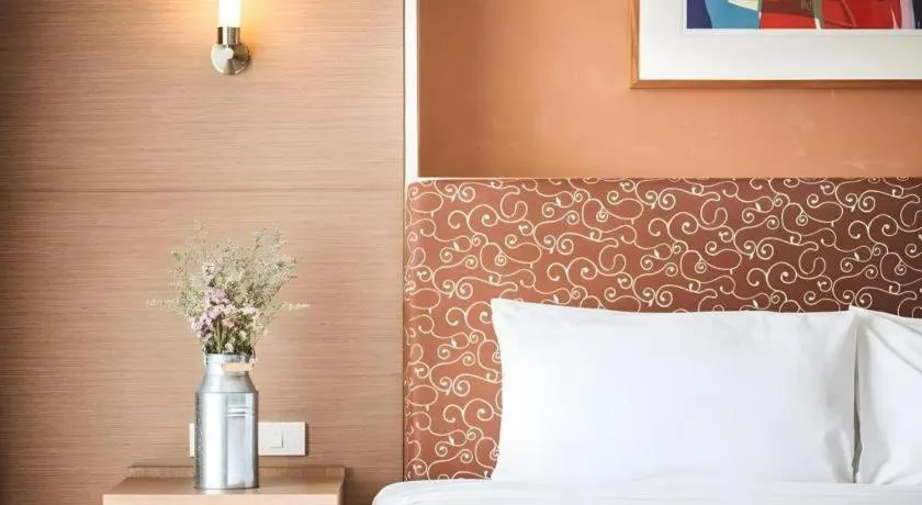 Bed in Clef Hotel Bangkok