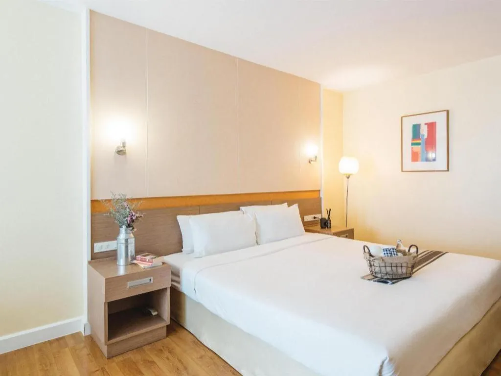 Bed in Clef Hotel Bangkok