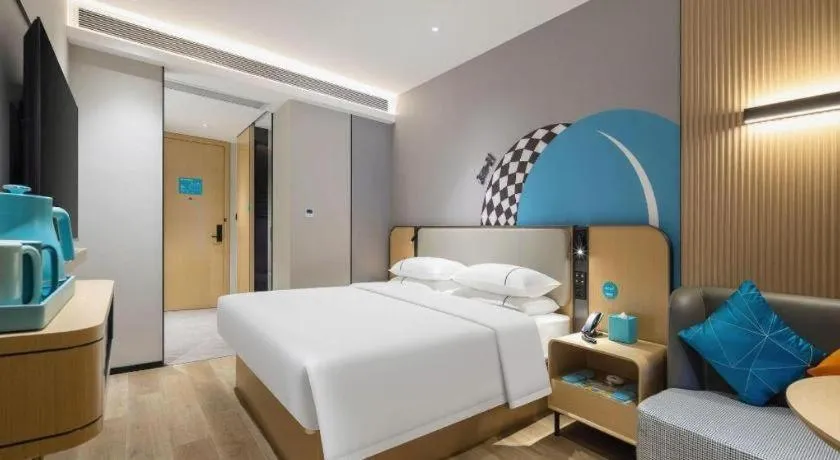 Bed in City Comfort Inn Zhongshan Lihe Square Walmart Branch