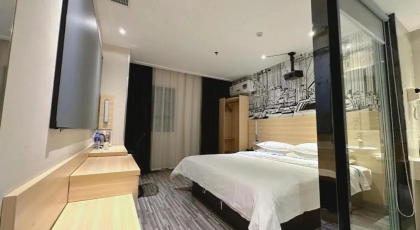 Bed in City Comfort Inn Zhongshan Lihe Square Walmart Branch