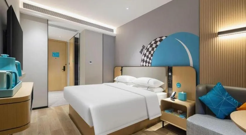 Bed in City Comfort Inn Zhongshan Lihe Square Walmart Branch